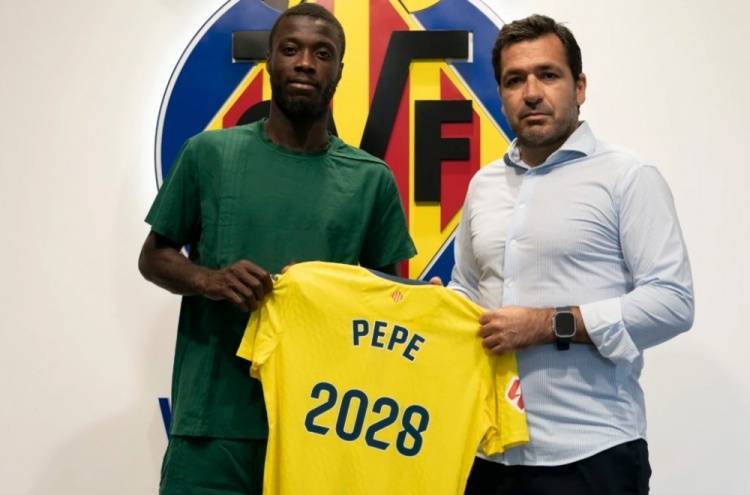 官方：比利亚雷亚尔与尼古拉斯-佩佩续约至2028年