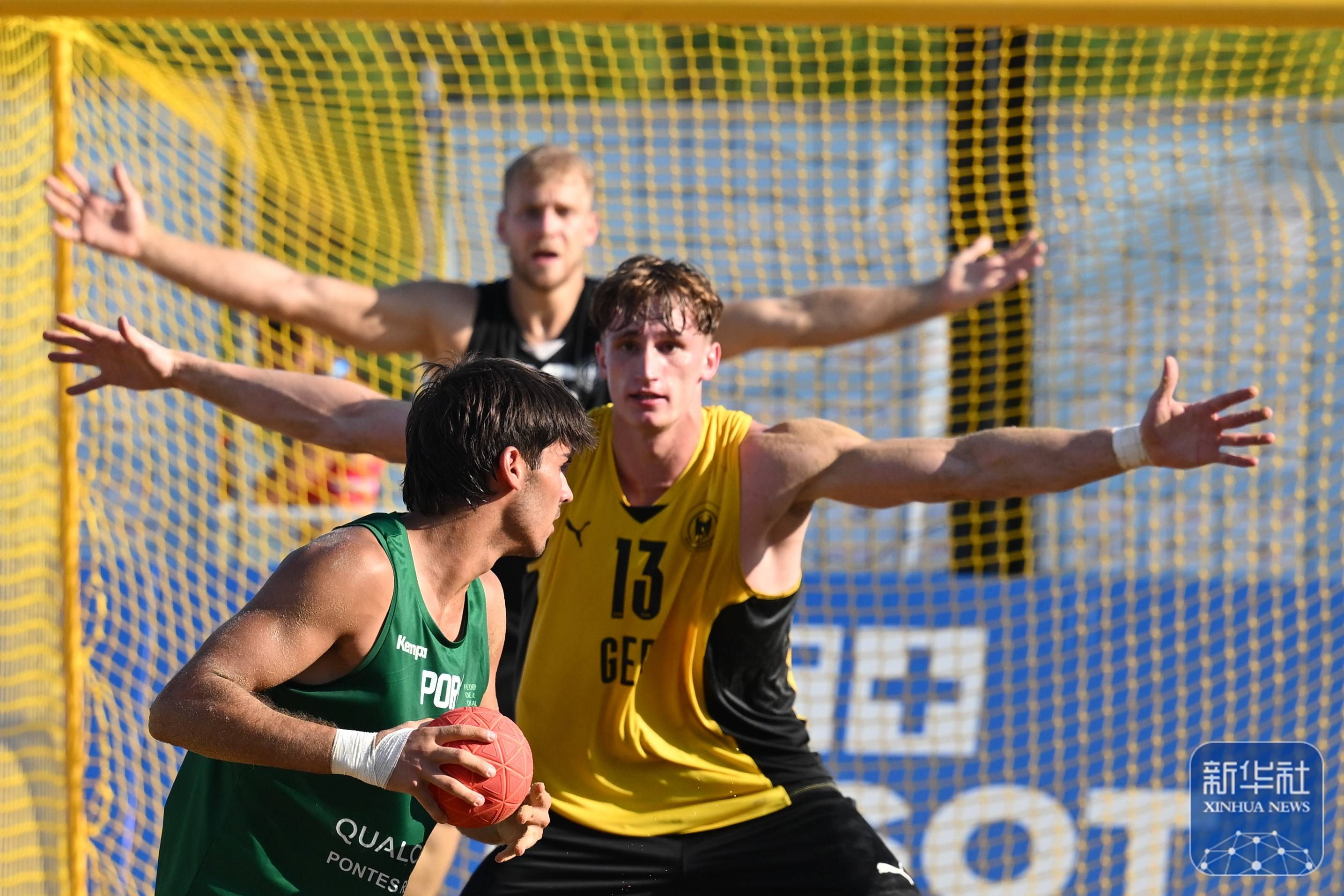 成都世运会｜沙滩手球男子决赛：德国队夺冠