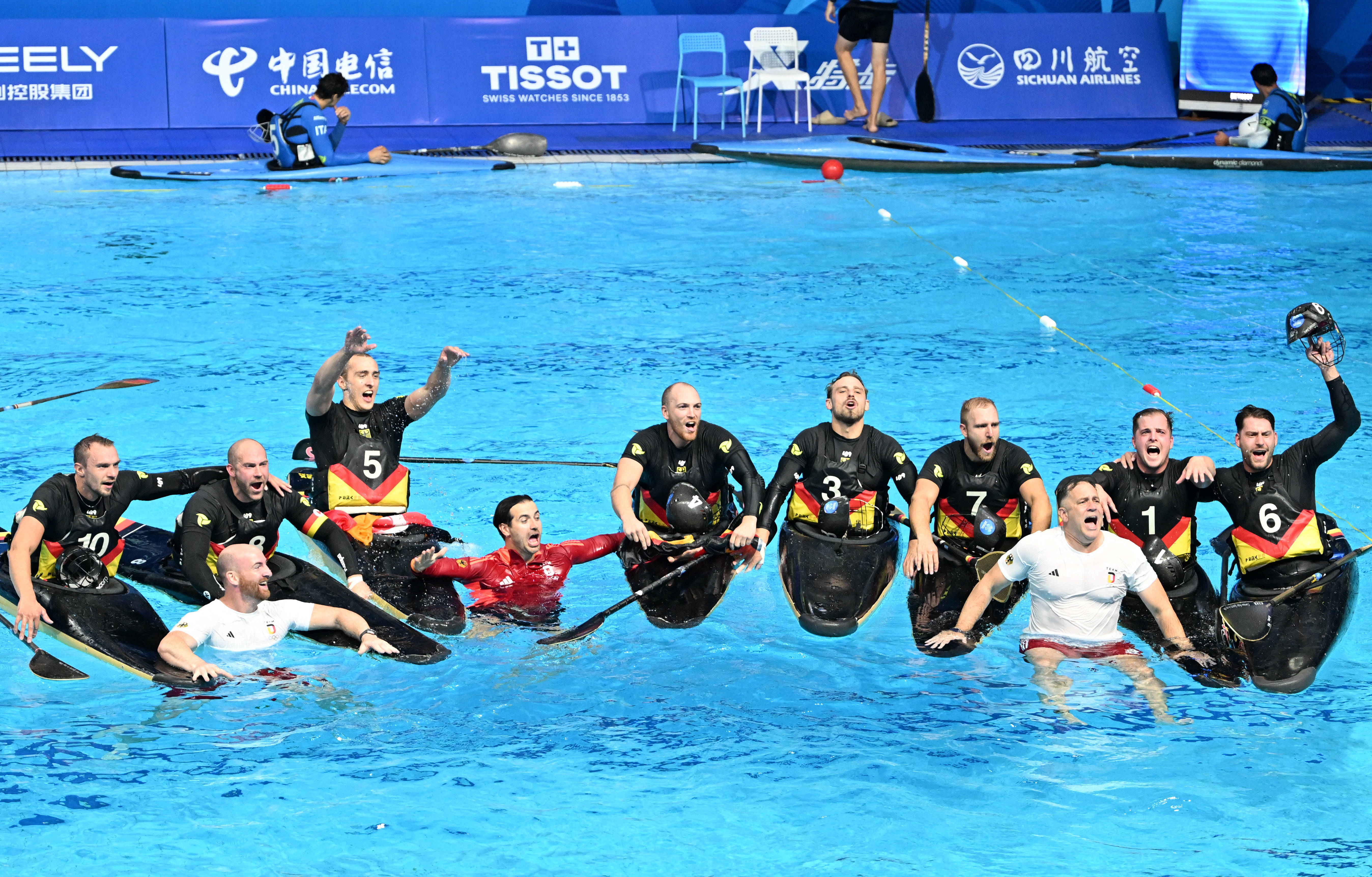 （成都世运会）皮艇球——男子决赛：德国队夺冠